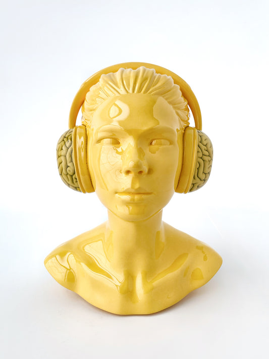 Emilio Garcia - Brain beats. Yellow, 2023