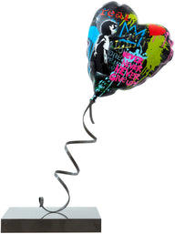 Mr. Brainwash - Flying Balloon Heart, 2023
